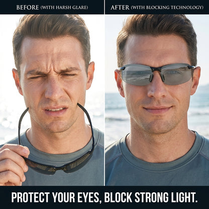 🕶️Smart Vision Glasses – Anti-Glare UV Protection with Infrared Night Vision & Impact-Resistant Lenses