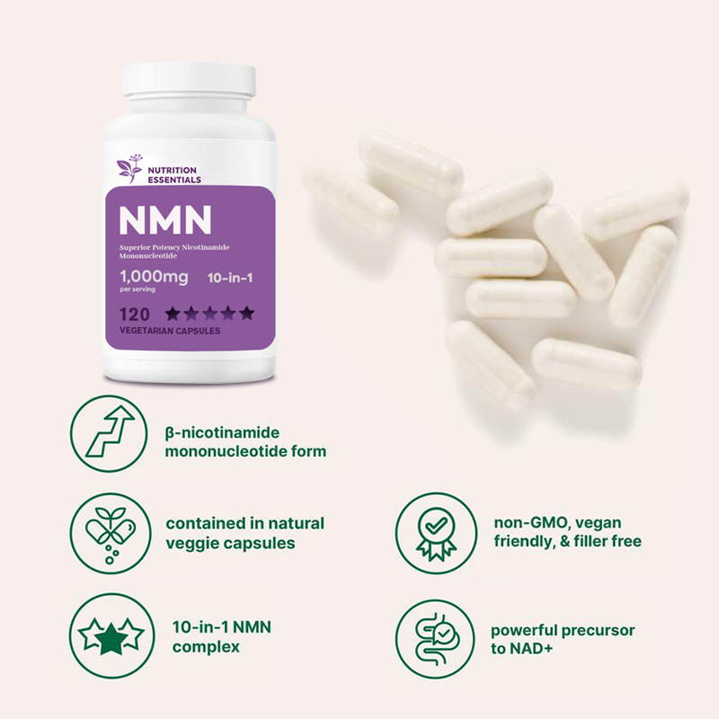 NMN 1,000mg Supplement – Supports Energy, Vitality & Healthy Aging ⌛️