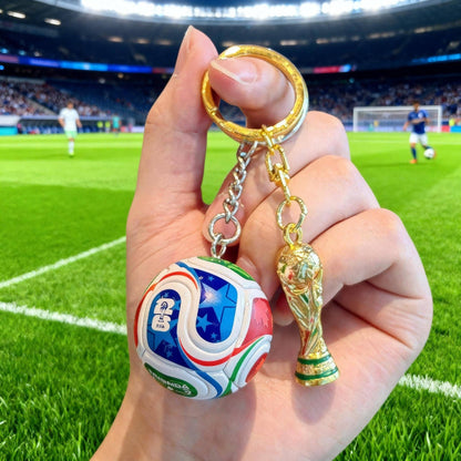 2026 USA - CANADA - MEXICO Soccer Ball Keychain, Pu Football Trophy Pendant Bag Charm Exquisite Souvenir for Fans Gifts Party Favors