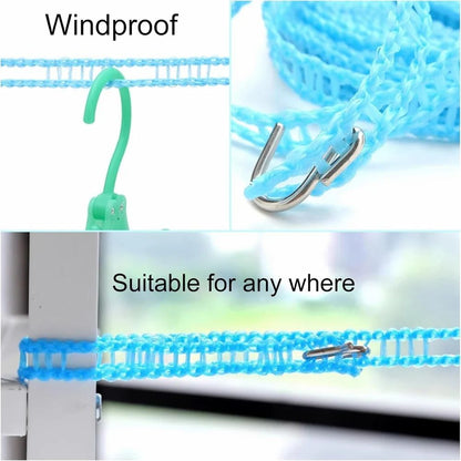 3-Pack Portable Travel Clotheslines – Wind-Resistant Laundry Lines for Indoor, Outdoor & Camping Use
