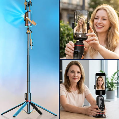 Q03 AI Tracking Smartphone Gimbal – Your Portable Invisible Cameraman, Say Goodbye To Clunky Heavy Tripods For Vlog & Content Creation