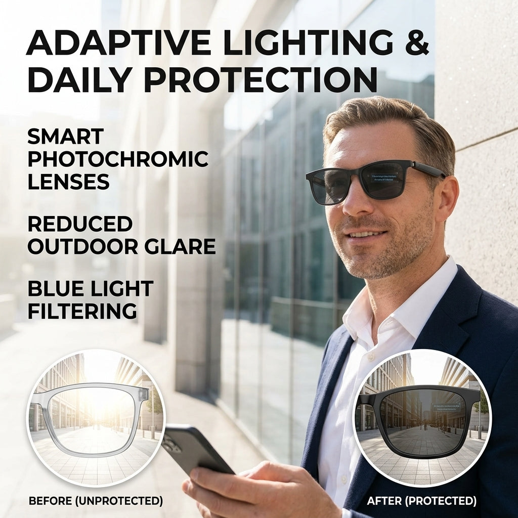 🕶️Wearable AI Translator & Voice Recorder – Multilingual Communication Assistant with Hands-Free Calls & Music Playback