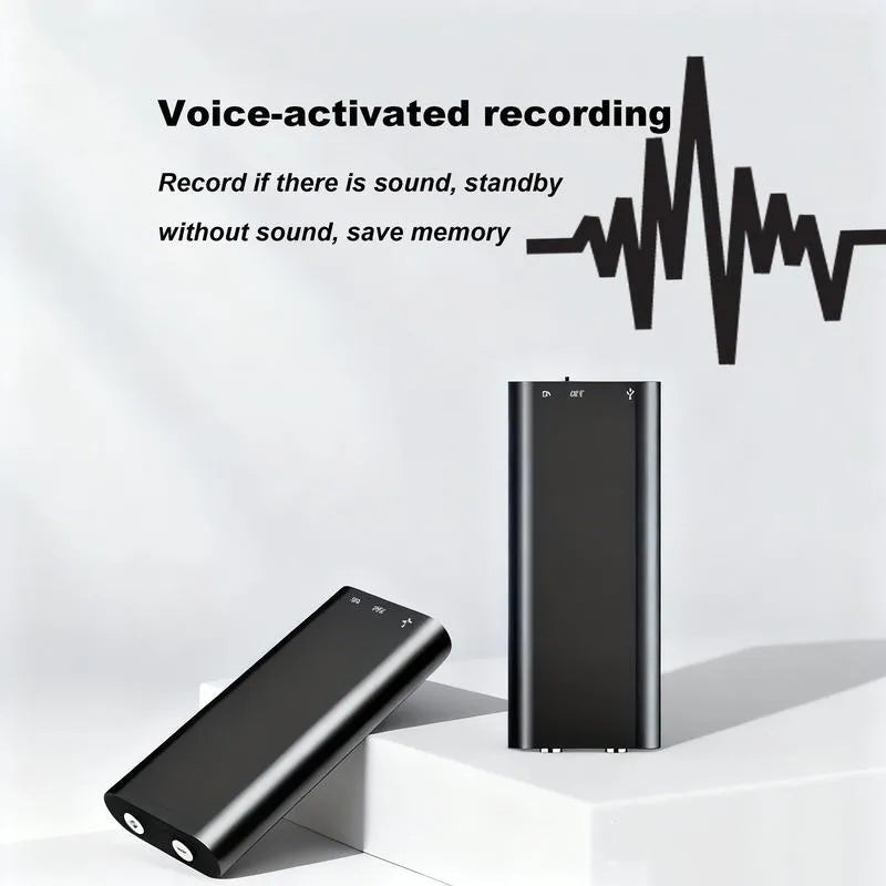 8GB Professional Voice Activated Digital Recorder & MP3 Player