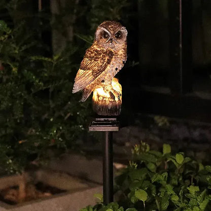 🔥 Waterproof owl-shaped solar lamp – LED pathway light for lawns, gardens and outdoor decorations