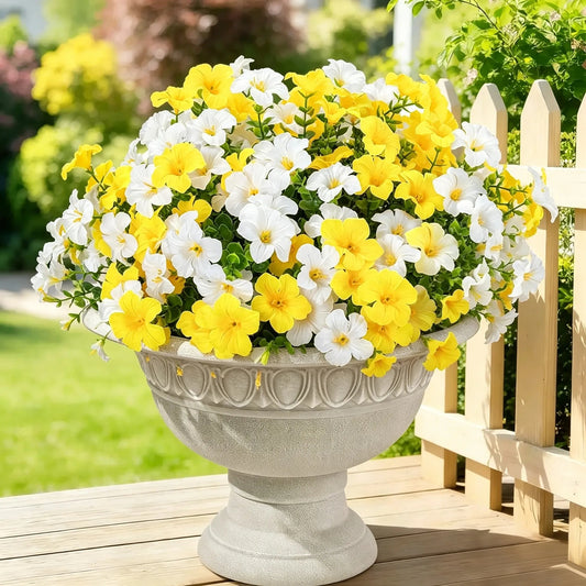 Luxury Faux Bloom Set – Faux Silk Bloom Arrangement for Home, Wedding & Party Decor