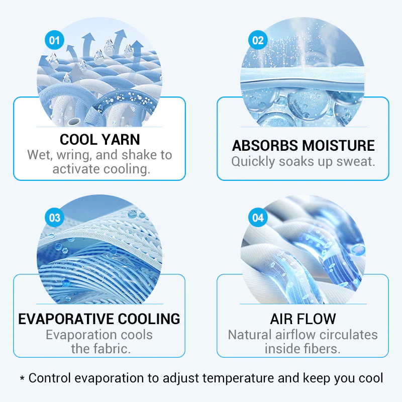 🔥Absorbent Cooling Towel, Can Be Used Anytime, Anywhere!