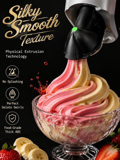 🍦100% Pure Fruit Ice Cream Maker - 60s Auto Dessert Machine