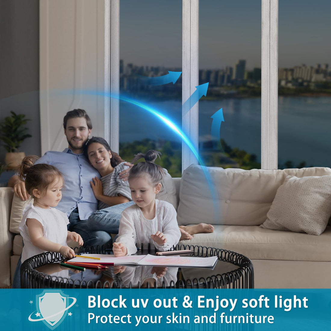Window Film – Peeping Proof,Heat & Sunlight Insulation