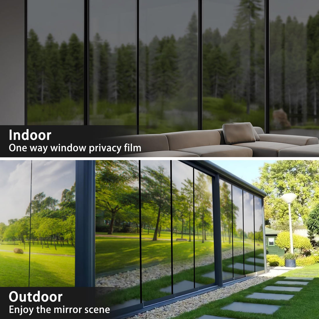 Window Film – Peeping Proof,Heat & Sunlight Insulation
