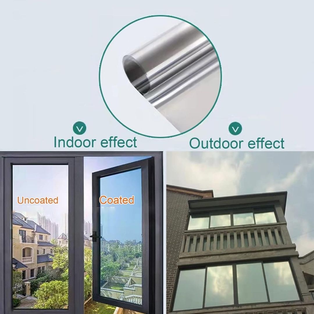 Window Film – Peeping Proof,Heat & Sunlight Insulation