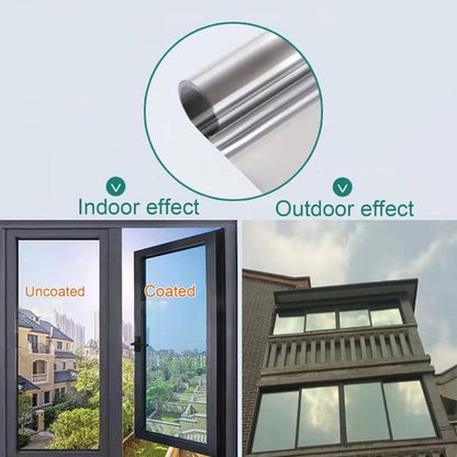 Window Film – Peeping Proof,Heat & Sunlight Insulation