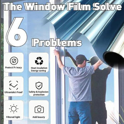 Window Film – Peeping Proof,Heat & Sunlight Insulation