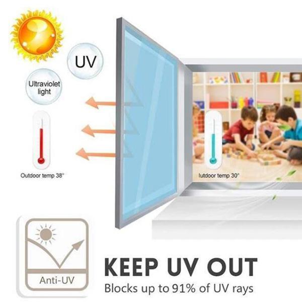 Window Film – Peeping Proof,Heat & Sunlight Insulation