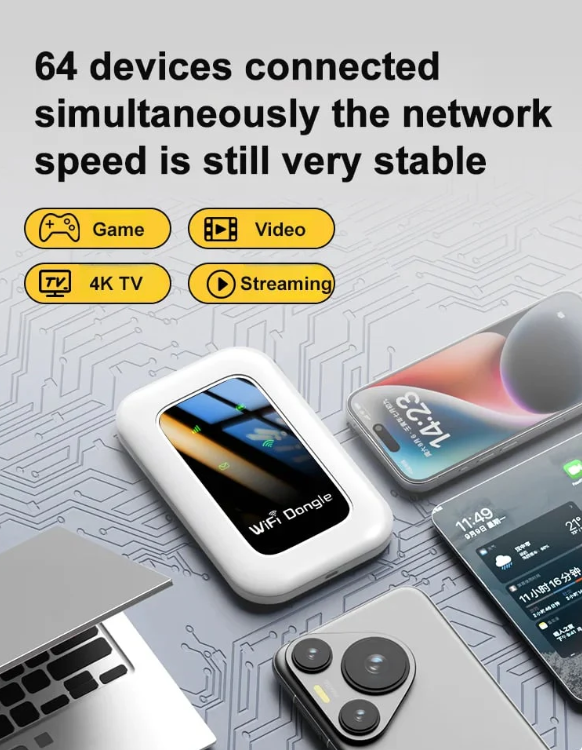 📶All-Network Pocket WiFi -Ready in Seconds No Setup! No Hassle! Just Connect!🔥