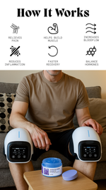 🦵 Knee Companion 2.0 Heated Vibration Knee Massager for Joint Pain Relief