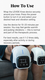 🦵 Knee Companion 2.0 Heated Vibration Knee Massager for Joint Pain Relief