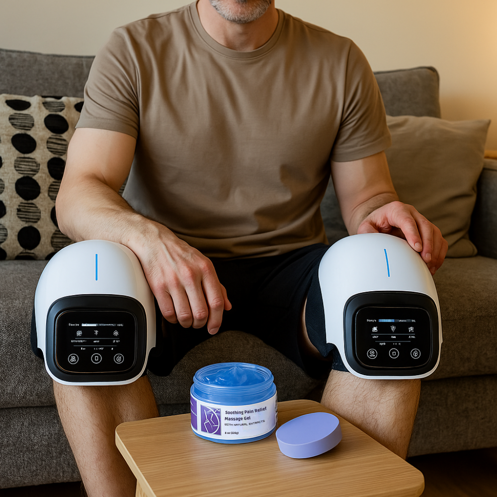 🦵 Knee Companion 2.0 Heated Vibration Knee Massager for Joint Pain Relief