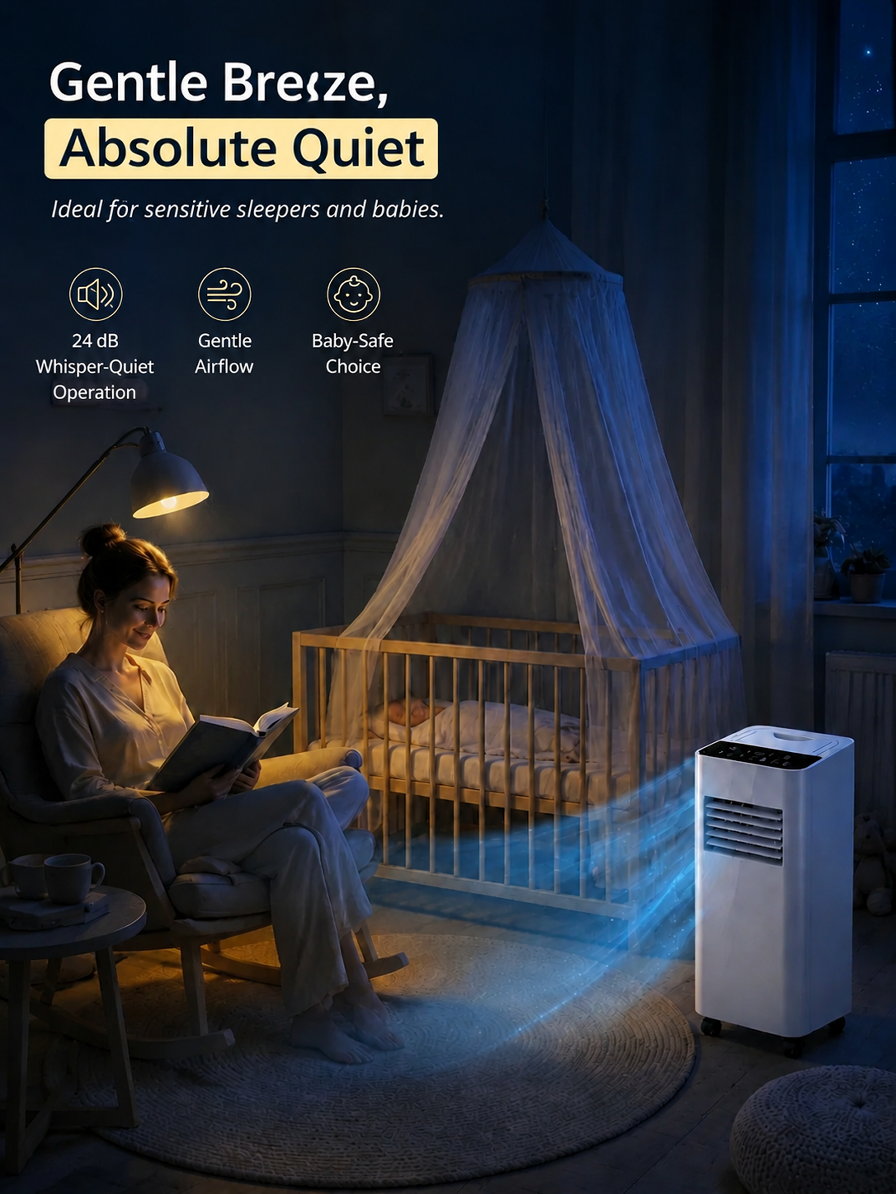 [Cools 16°C in 10s] 3-in-1 Portable Air Conditioner | No Drilling Required❄️