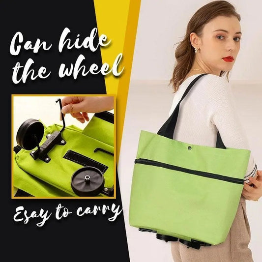 Foldable Shopping Trolley Bag – 23L Large Capacity & Lightweight Hand Truck