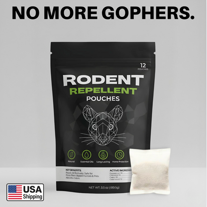 Place These Pouches - And Watch TheGophers Permanently Disappear