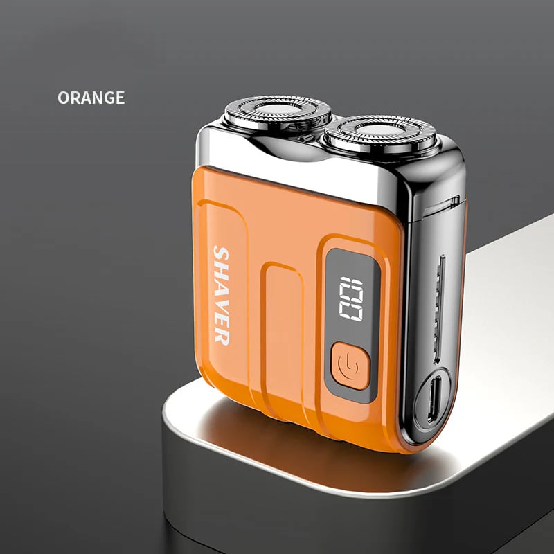 R-19 Luggage Electric Shaver, Mini Shavers for Men, Electric Portable Beard Shaver Razor