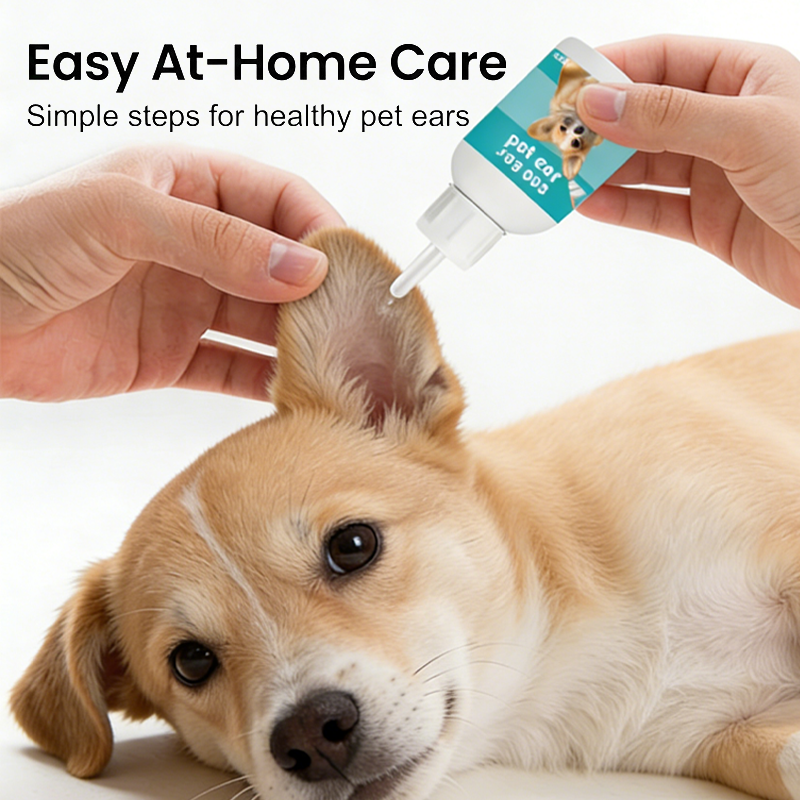 🐱🐶 Gentle Pet Ear Cleansing Drops—Say Goodbye to Outer Ear Canal Diseases