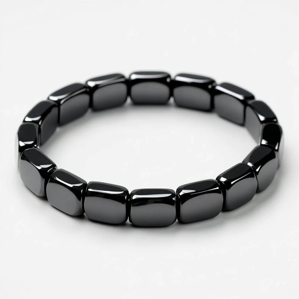 Natural Hematite Bead Bracelet – Healing & Energy Jewelry