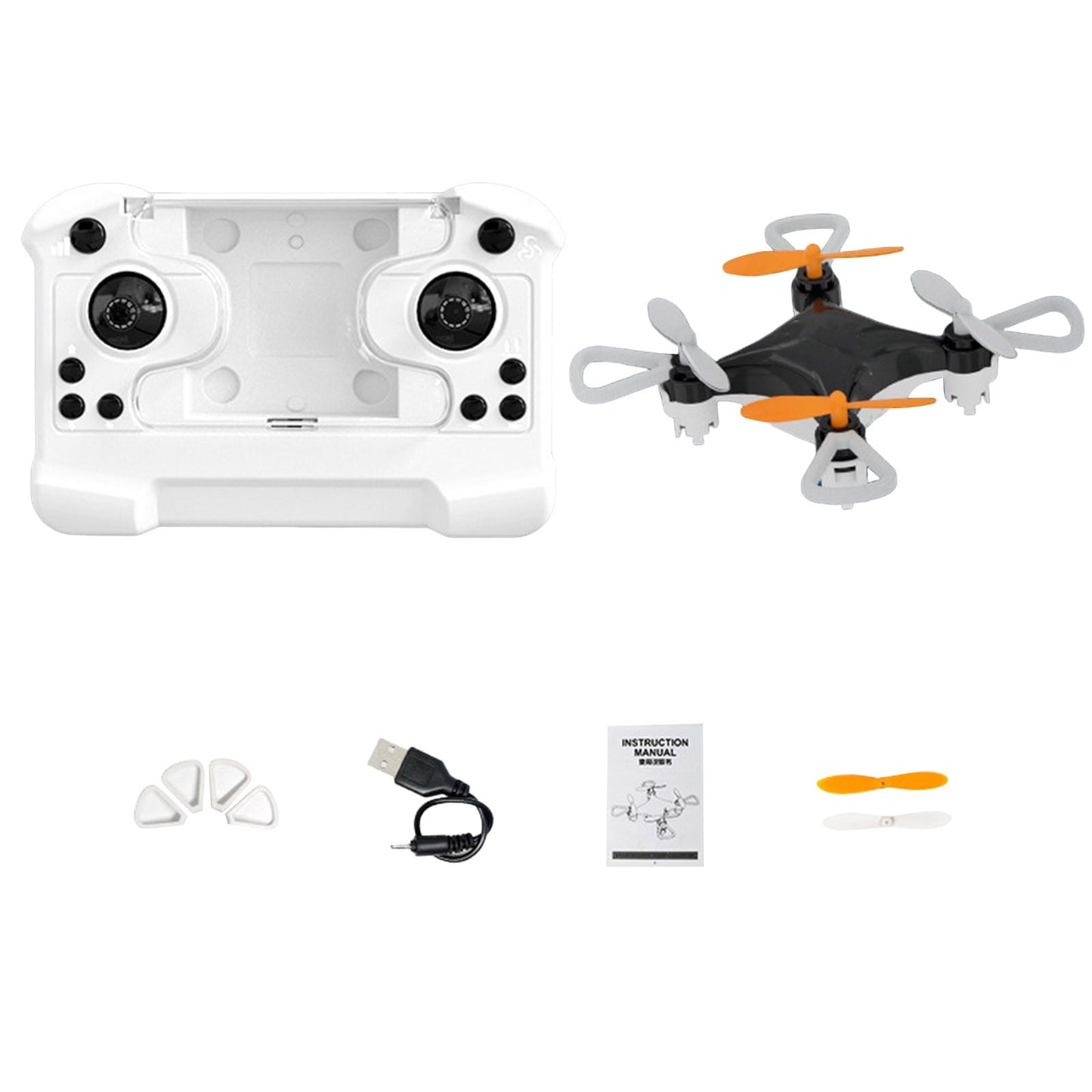 Mini Drone Beginner Friendly Stunt Flyer All Ages Mini Drone with Stunt & 360° Tricks with Led Light & Propeller