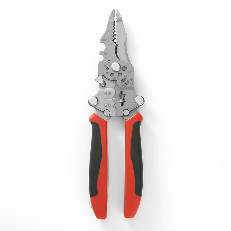 16 in 1 Wire Stripper Twister for Cutting and Pulling Wires,Cable Scissors,Voltage Tester Pliers