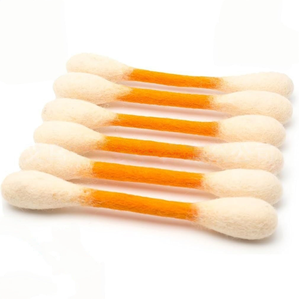🐱Giant Cotton Swab Shaped Felt Cat Chew Toys