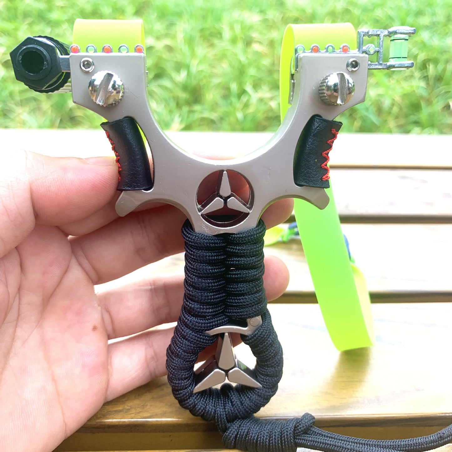 Triangle Slingshot Target Game Set – Outdoor Rubber Band Activity Kit for Supervised Backyard Fun
