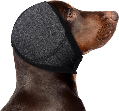 Noise-Reducing Dog Ear Wrap – Soft Comfort Hood for Fireworks, Storms & Loud Events🐶