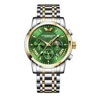 Gold shell green surface