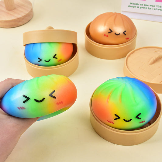 Smiling Dumpling Squishy Mystery Fidget Toy