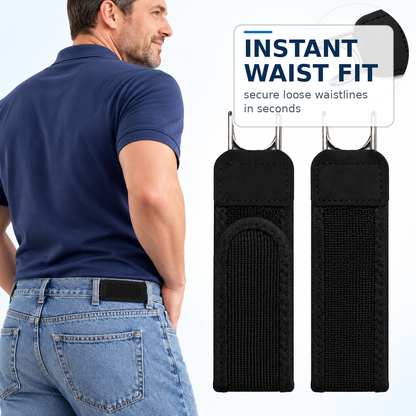Buckle-Free Elastic Waist Adjuster – No-Sew Instant Fit Belt for Men & Women