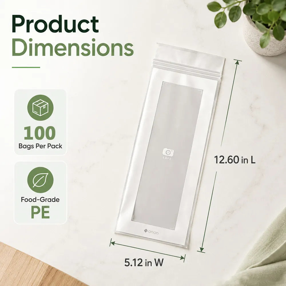 🔥Reusable Long Food Storage Bags Keep Food Fresh Longer. Organize Your Kitchen Smarter.