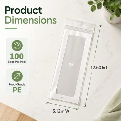 🔥Reusable Long Food Storage Bags Keep Food Fresh Longer. Organize Your Kitchen Smarter.