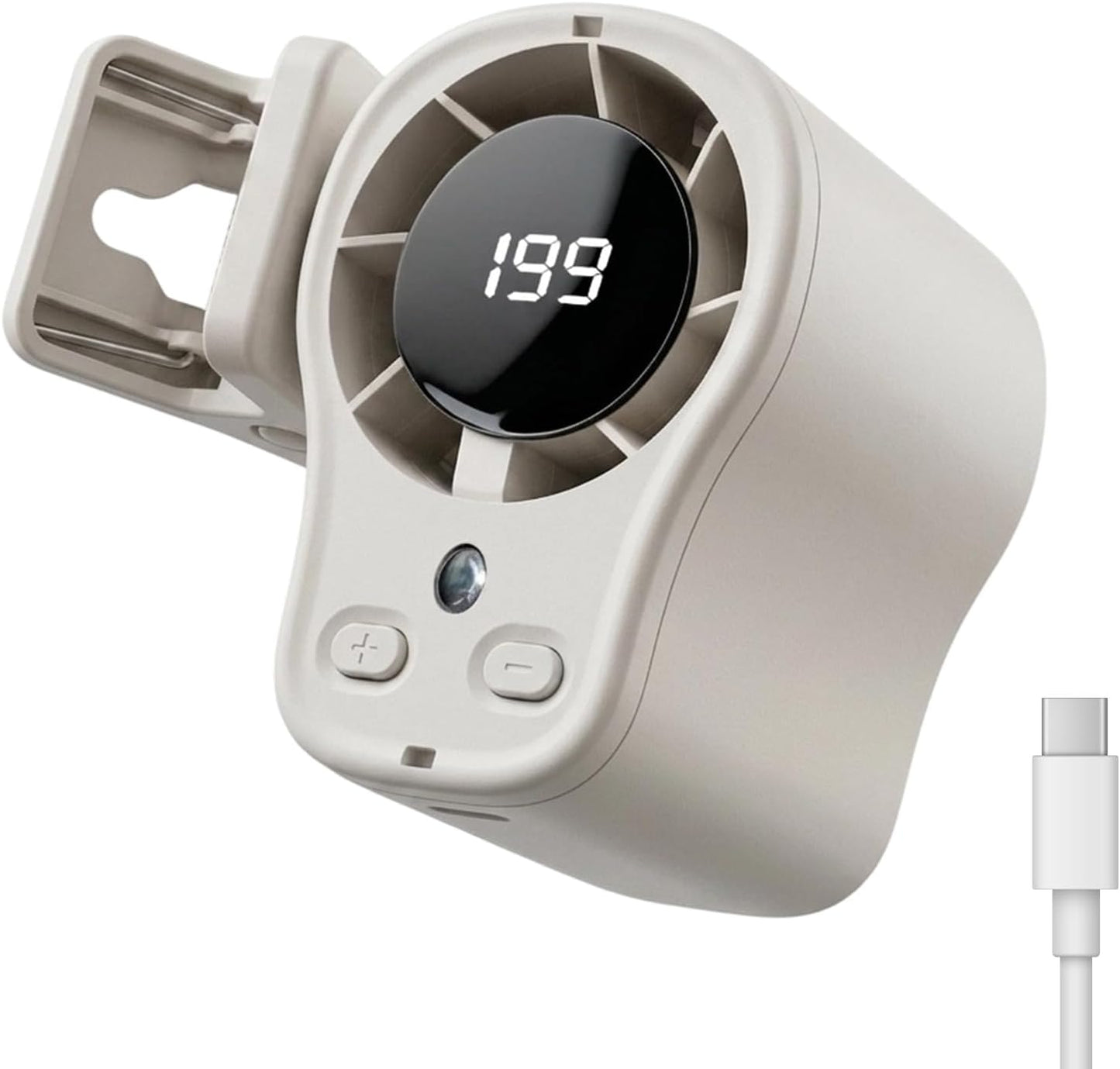 Portable Ice-Cooling Clip Fan