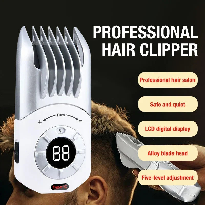✨Smart Self Hair Clipper – Cordless Buzz Cut Trimmer ✂️