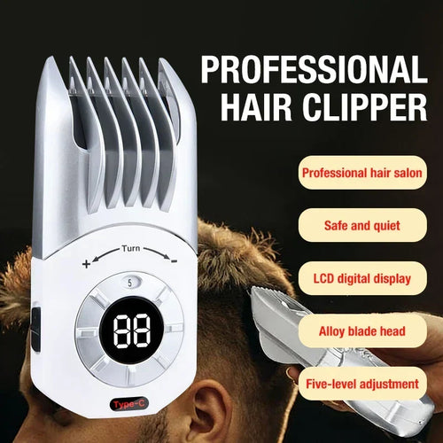 ✨Smart Self Hair Clipper – Cordless Buzz Cut Trimmer ✂️