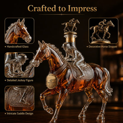 Bourbon-Style Decorative Whiskey Bottle – Anniversary-Inspired Bar Shelf Display Bottle