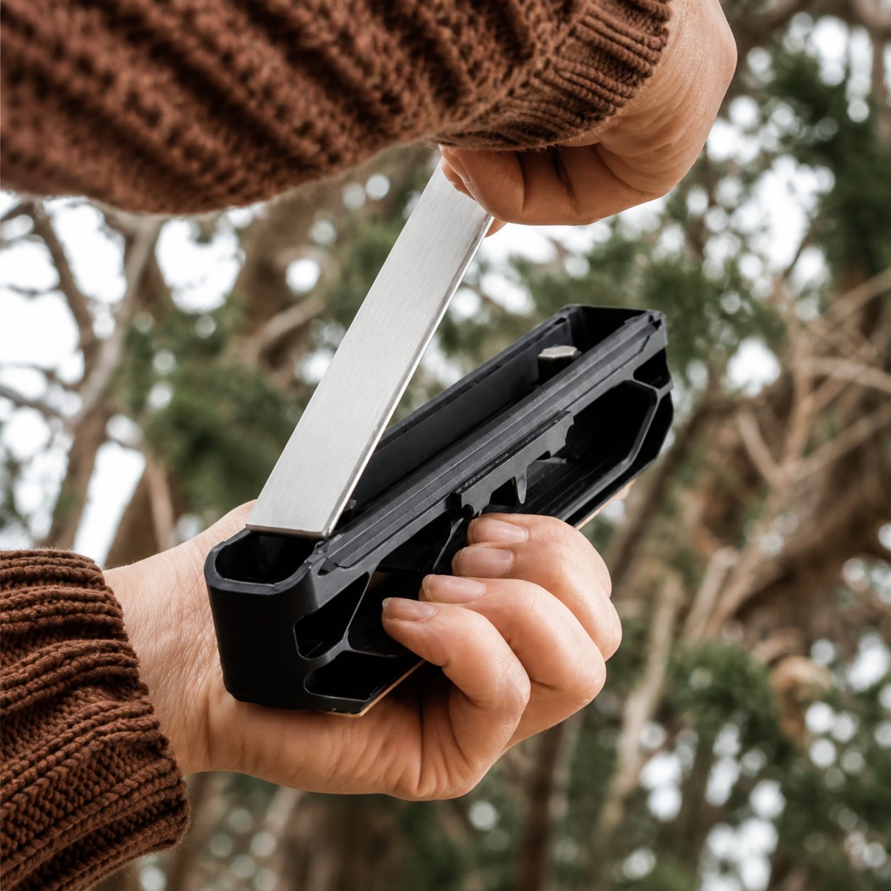 🛠️🔪Portable Knife Sharpener – Compact Handheld Sharpening Tool