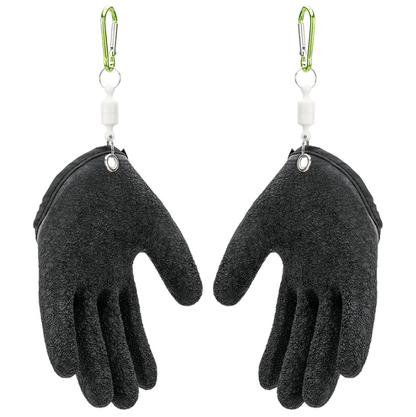 Fishing Catching Gloves Non-slip Fisherman Protect Hand