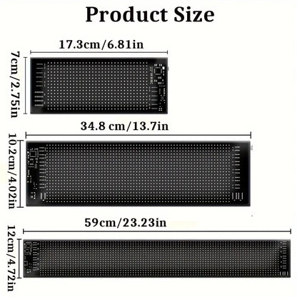 Flexible LED Animated Screen APP Control DIY Custom Light Panel Car Holiday Decor