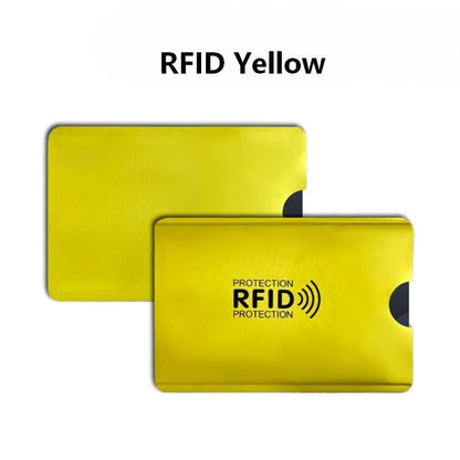 🛡️RFID-Blocking Card Sleeves – Slim Multi-Color Covers for Credit, Debit & ID Cards
