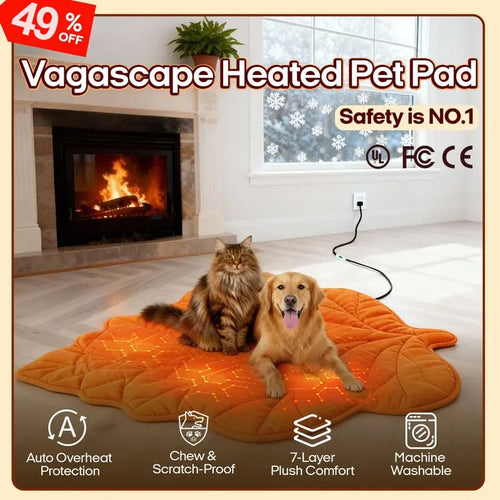 Heated Pet Pad for Dogs & Cats