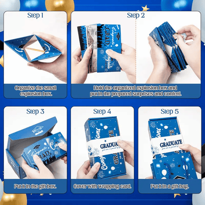 Graduation Surprise Pop‑Up Gift Box