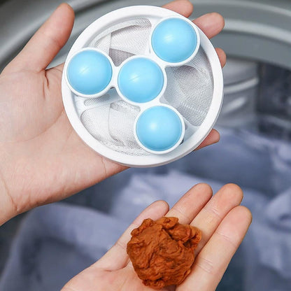 Washing Machine Floating Lint Filter – Pet Hair & Lint Remover Bag