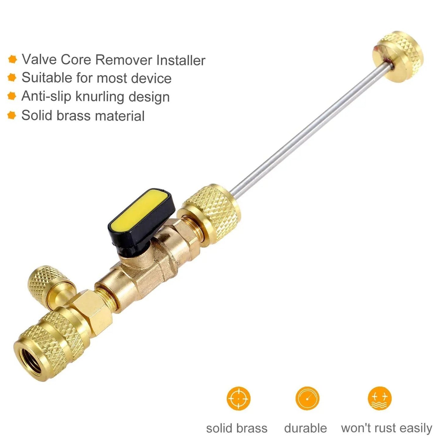 🧰AC Valve Core Removal & Installation Tool for Home and Auto Use