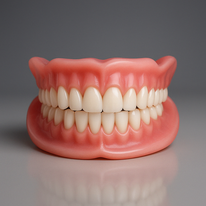ORVYLA DENTURES-Boil-and-Bite Functional Denture, Self-fit at Home, Fully Adjustable for Narrow or Wide Arches, Long or Short-term Solution, Eat, Drink and Smile Confidently